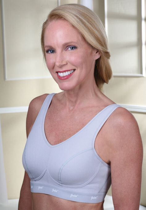 Cool Cotton Bra, GREY, hi-res image number null