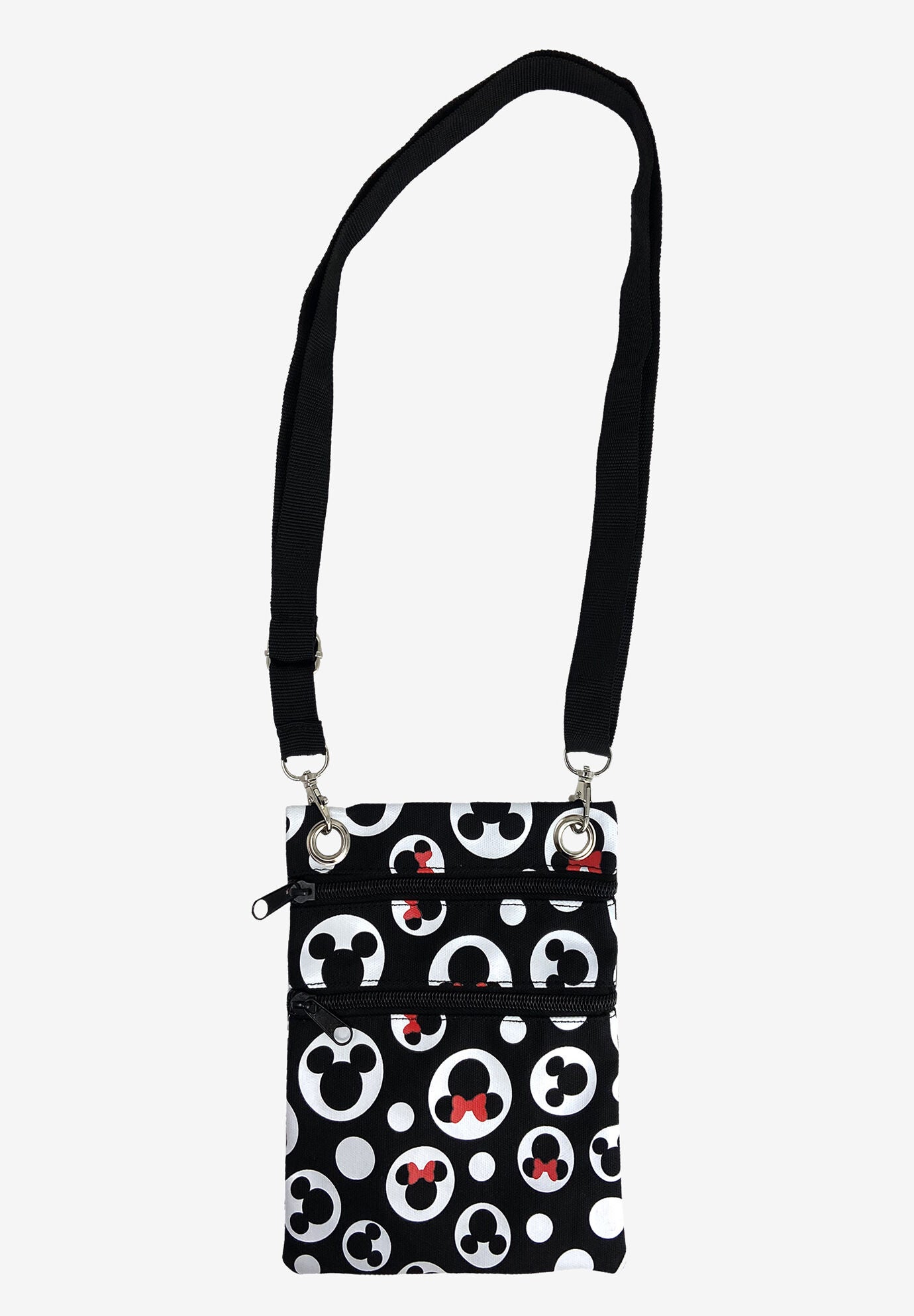 Disney Mickey & Minnie Mouse Passport Bag All-Over Print Travel Crossbody Purse, , alternate image number 3