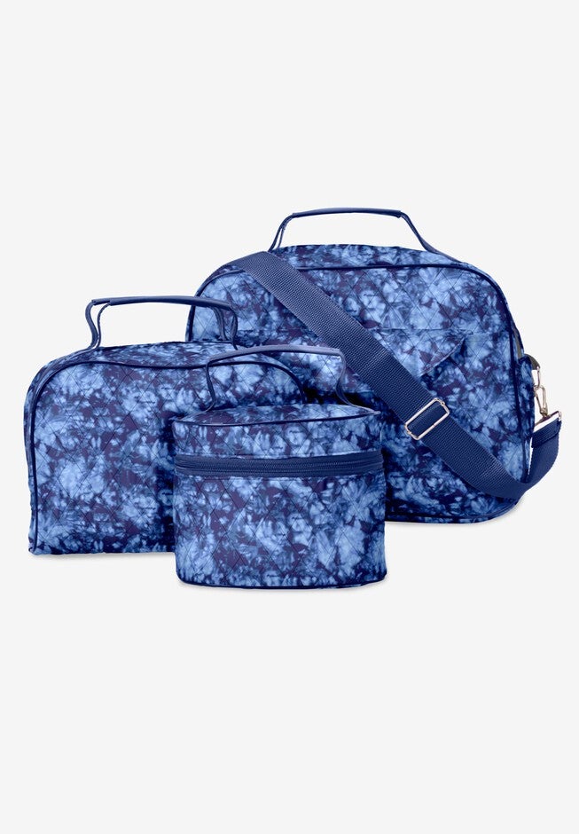 Everyday 3-Piece Weekender Set, Blue Tie Dye | Swimsuits For All