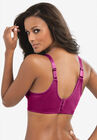 Full Coverage Wireless Back Smoothing Bra, RASPBERRY, hi-res image number 0