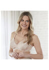 Bestform 5006222 Floral Jacquard Wireless Soft Cup Bra With Lightly-Lined Cups, MOCHA, hi-res image number null