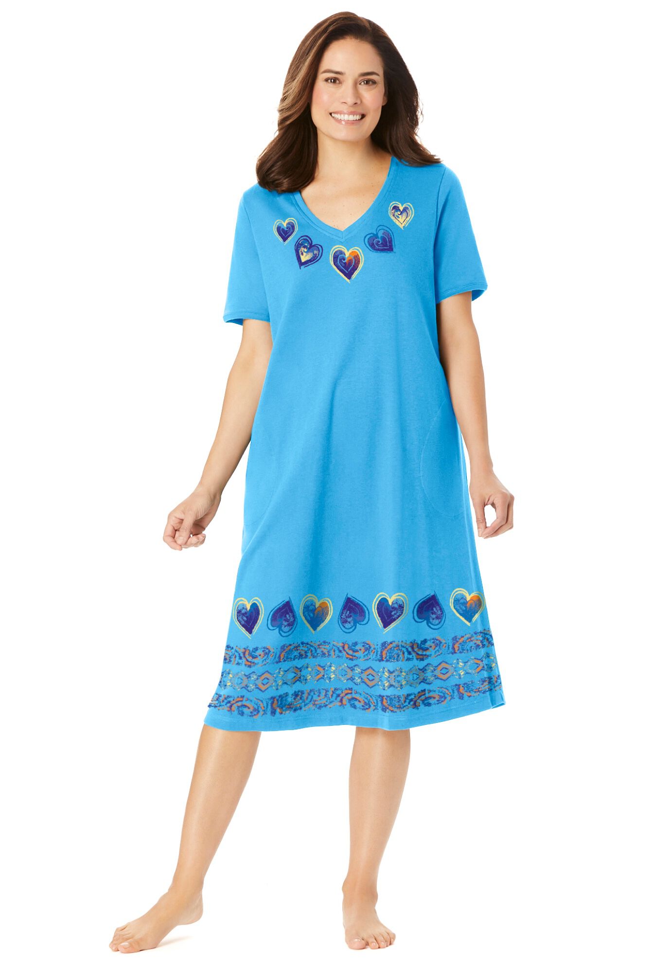 Short T-Shirt Lounger, , alternate image number 6