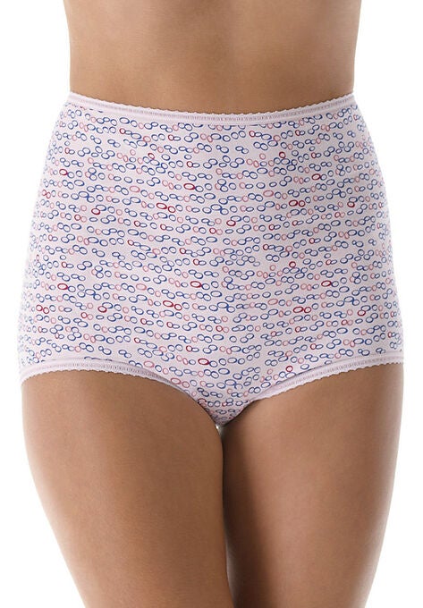 Bali® Cool Cotton Skimp Skamp Brief 2332, OVAL STONES PRINT, hi-res image number null