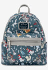Loungefly x Disney Dogs Mini Backpack Handbag All-Over Print 101 Dalmatians, GREY, hi-res image number 0