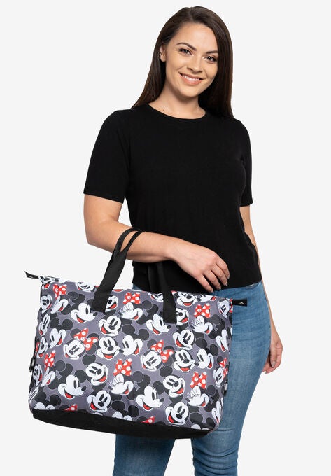 Disney Mickey & Minnie Mouse All-Over Print Weekender Duffel Bag Carry-On, , alternate image number null