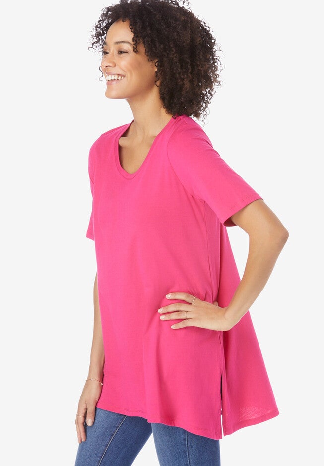 High-Low Hem Tunic, , alternate image number null