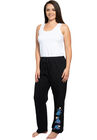 Womens Plus Size Disney Eeyore Sitting Lounge Pants Drawstring Waistband Black, BLACK, hi-res image number null