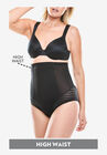 High Waist Brief, BLACK, hi-res image number null