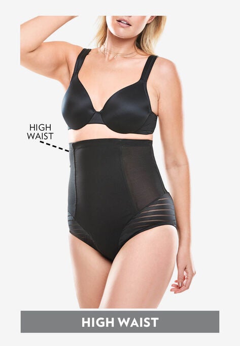 High Waist Brief, BLACK, hi-res image number null