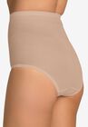 HIGH-WAIST MESH SHAPING BRIEF, , on-hover image number null
