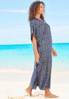 V-Neck Swim Caftan, , alternate image number null
