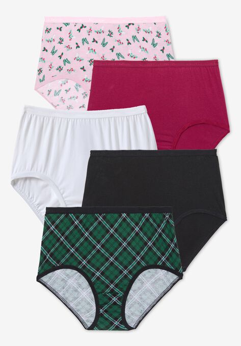 Pure Cotton Brief 5-Pack, , alternate image number null