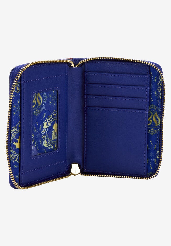 Loungefly X Disney Zip Around Wallet Aladdin Jasmine A Whole New World, , alternate image number null