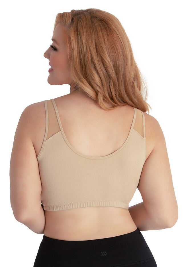The Charlene Seamless Comfort Crossover with Mesh, , on-hover image number 1