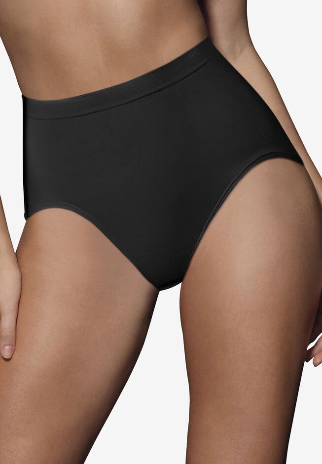 Seamless Brief Ultra Control 2-Pack , BLACK, hi-res image number 0