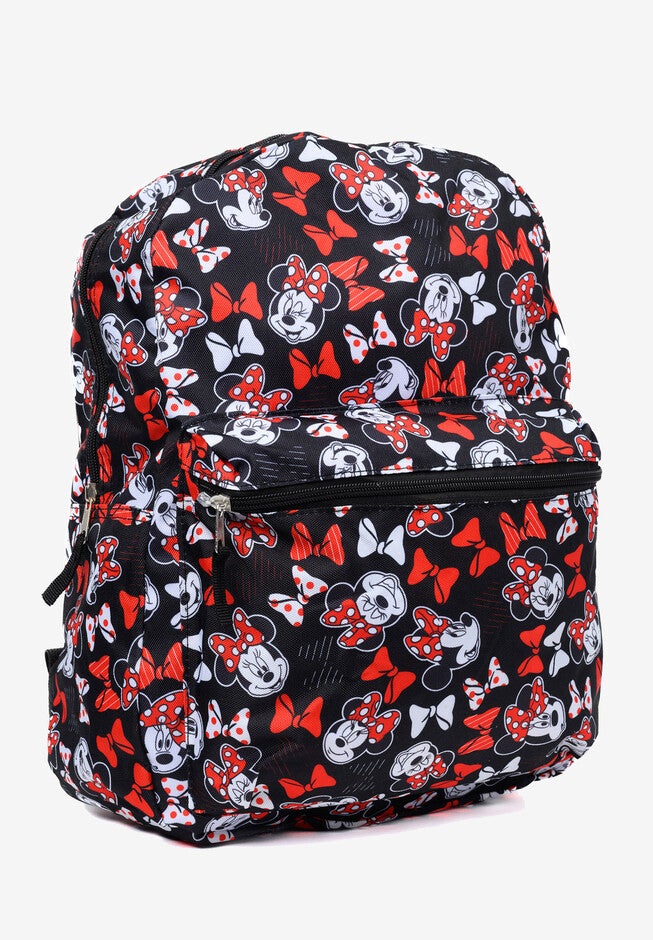 Minnie Mouse All-Over Print Bows Icons 16" Backpack, , on-hover image number null
