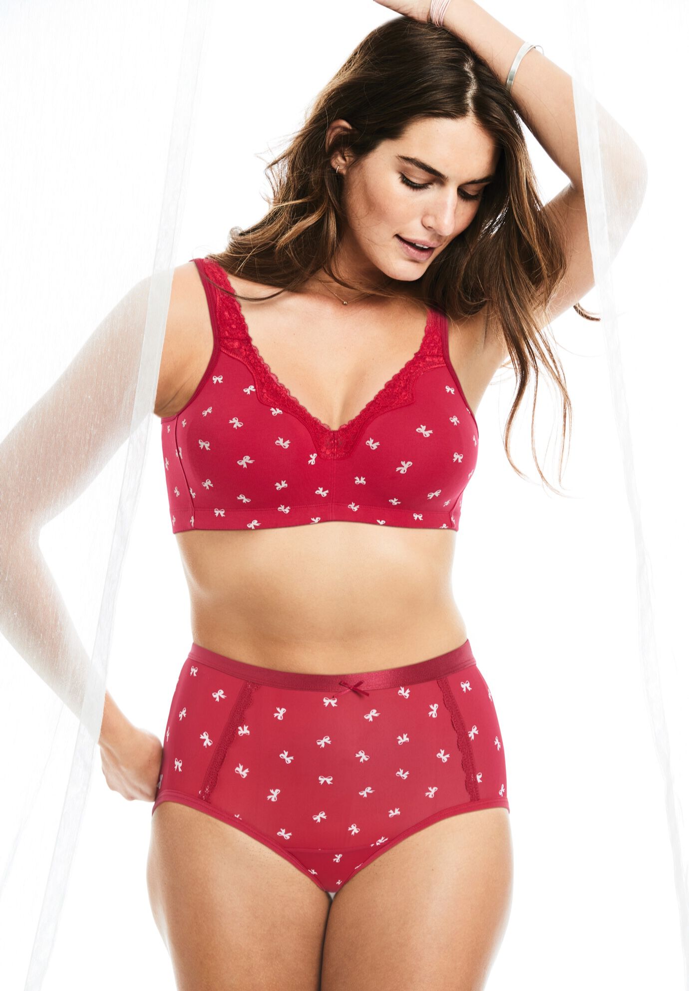 Cotton Comfort Wireless Bra, , alternate image number 4
