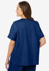 Scoopneck Scrub Top, , on-hover image number null