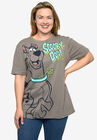 Women'S Scooby Doo T-Shirt Classic Graphic Print Heather Brown T-Shirt, , alternate image number 4