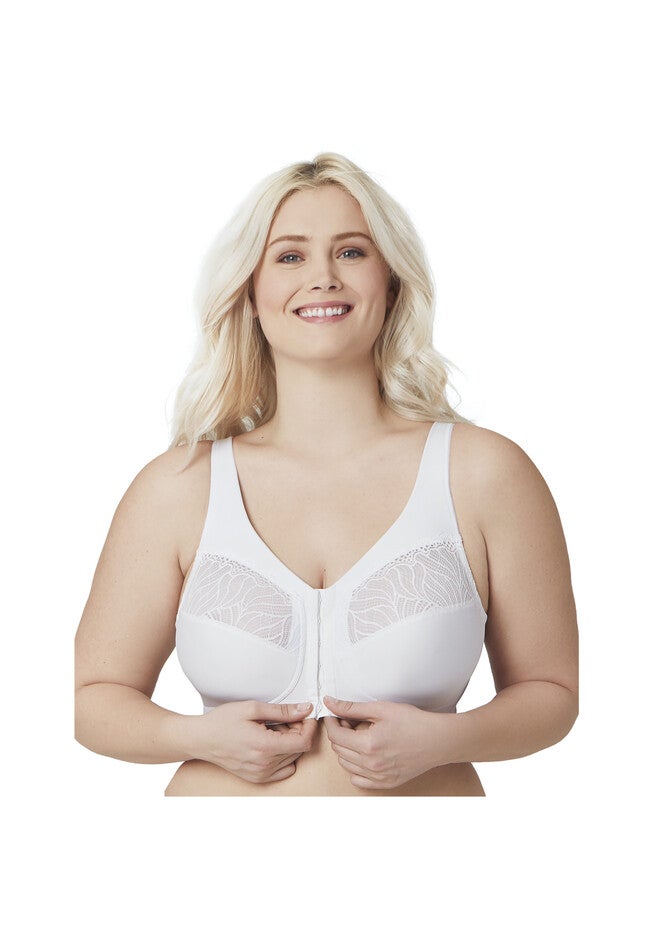 Full Figure Plus Size MagicLift Natural Shape Front-Close Bra Wirefree 1210, , alternate image number 9
