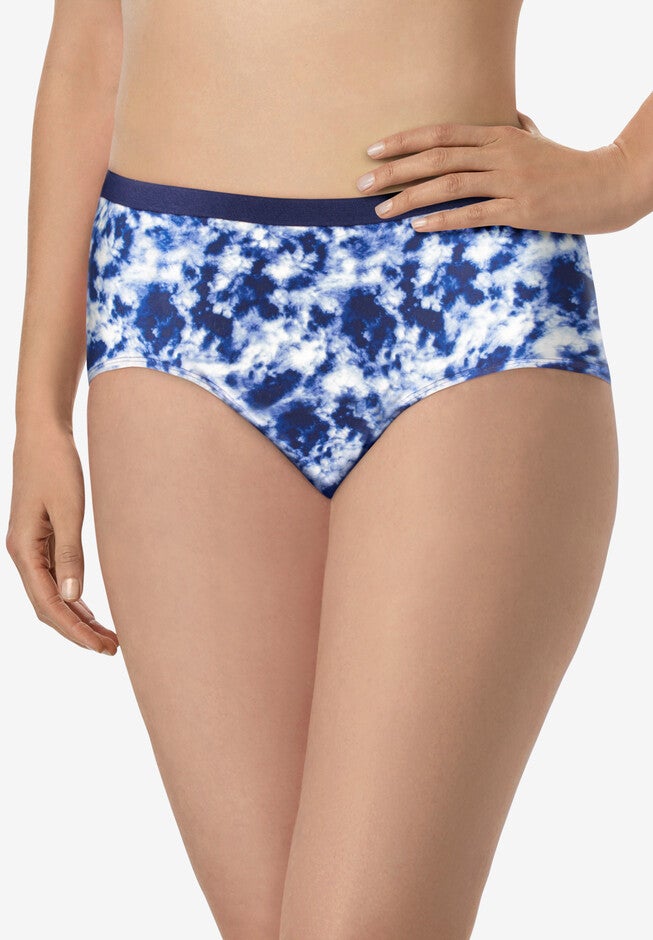 Cotton Boyshort, NAVY TIE DYE, hi-res image number null