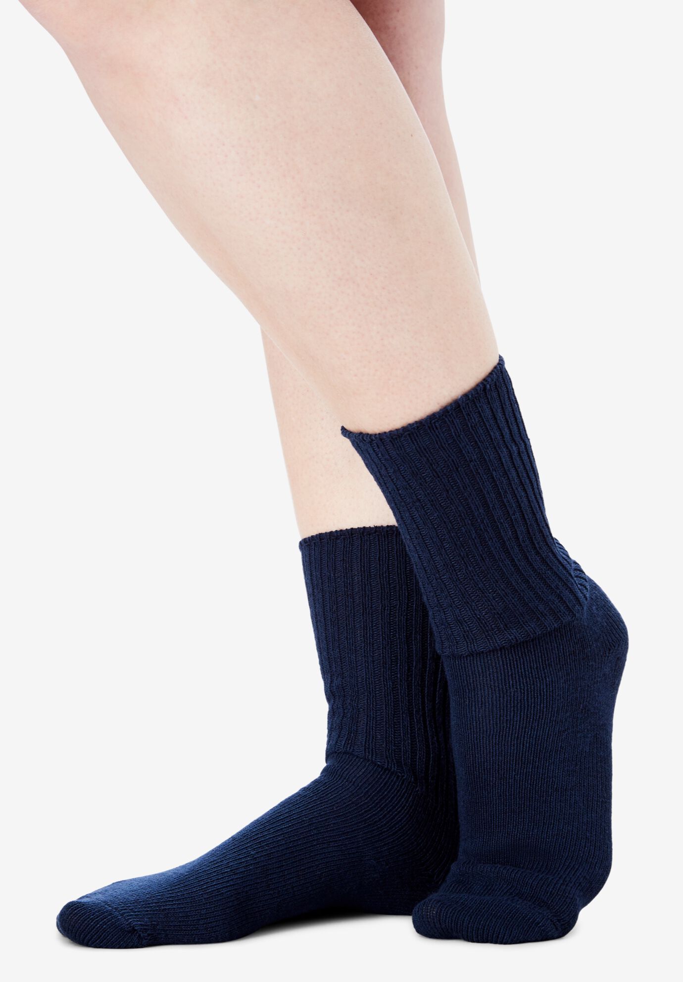 6-Pack Rib Knit Socks, , alternate image number 3