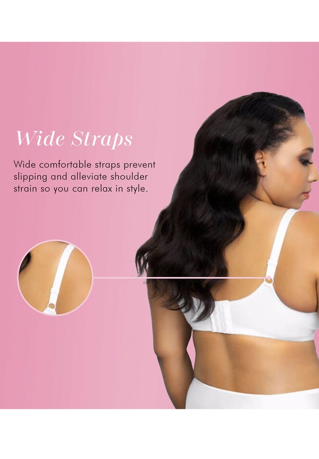 Fully® Cotton Soft Cup Lace Bra, , on-hover image number 1