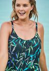 Lightweight Blouson Tankini Top, , alternate image number null