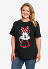 Minnie Mouse Sitting T-Shirt Black, , on-hover image number null