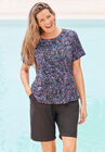 The Swim Tee, BLACK CONFETTI, hi-res image number null