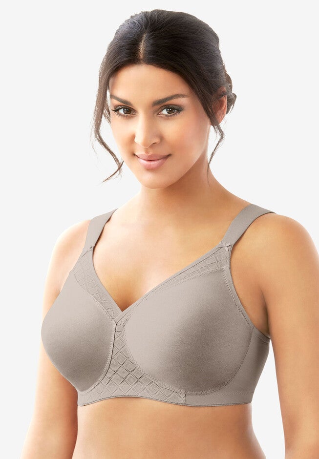 T-Shirt Bra With Seamless Straps, TAUPE, hi-res image number 0