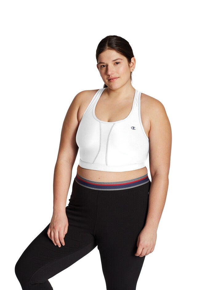 The Vented Plus Sports Bra , WHITE, hi-res image number null