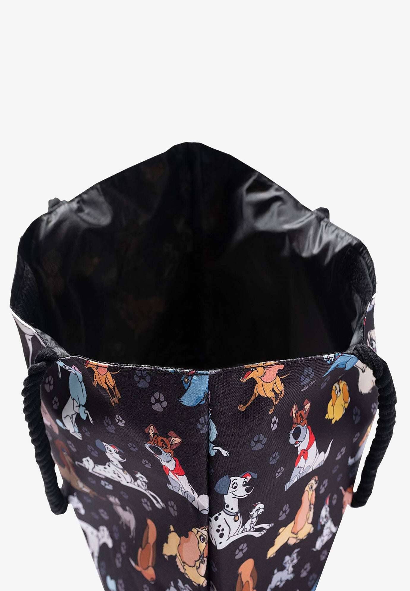 Disney Dogs Travel Rope Tote Bag Carry-On Paw Prints 101 Dalmatian, , alternate image number 4