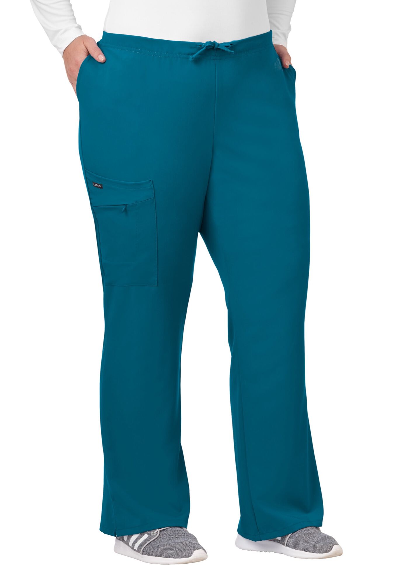 Plus Size Women's Jockey Scrubs Women's Favorite Fit Pant by Jockey Encompass Scrubs in Caribbean (Size 2X(20W-22W))