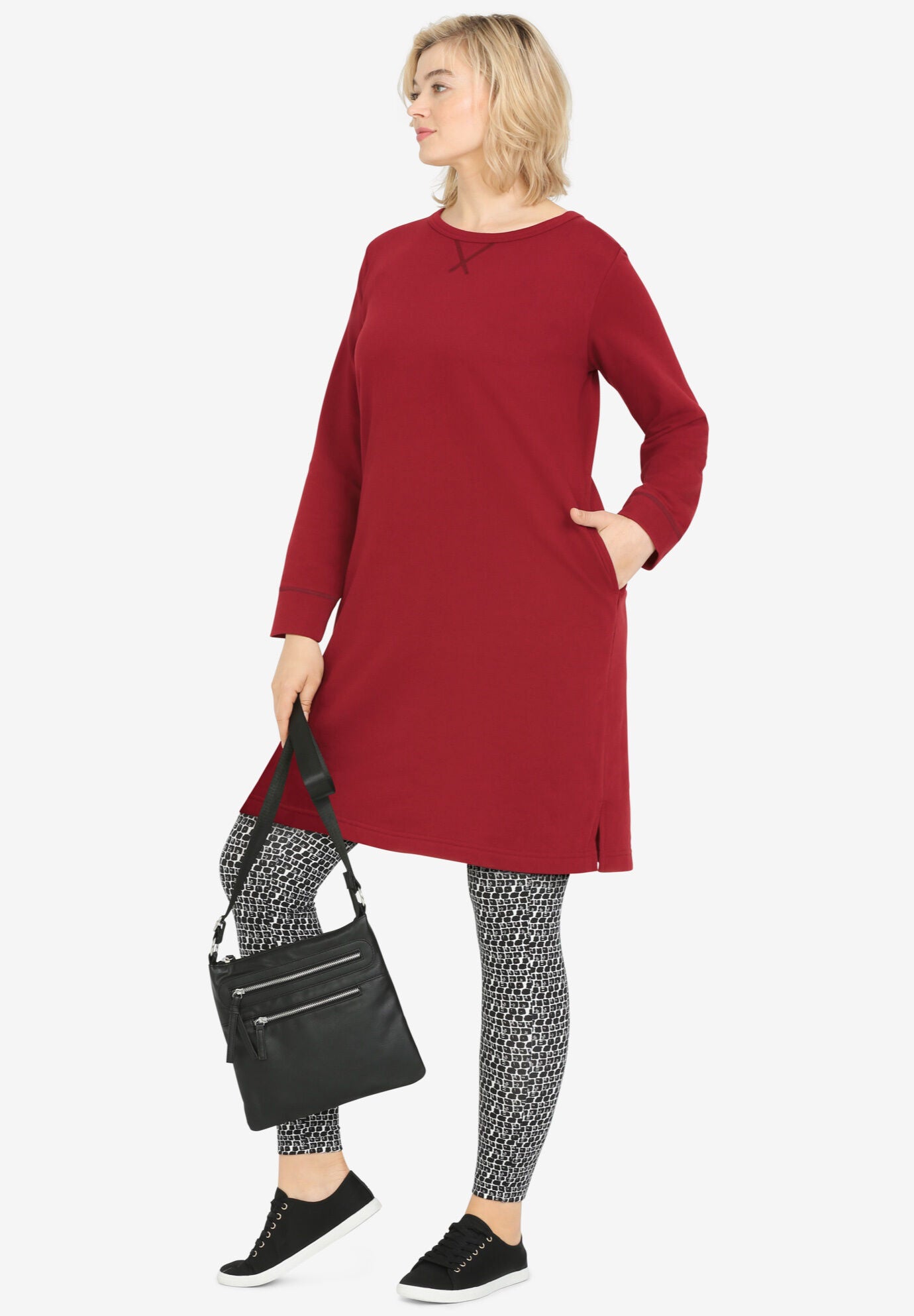 French Terry Tunic Dress | Swimsuits 