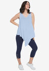 V-Neck Pointed Front Tank, , alternate image number null