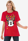 Disney Short Sleeve Crew Tee Red Mickey Lights, RED MICKEY LIGHTS, hi-res image number null