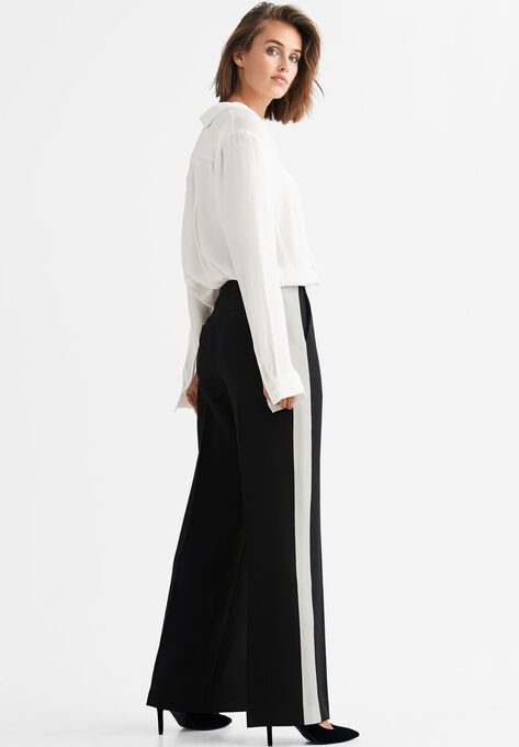 Woven Wide Leg Pants, , on-hover image number null