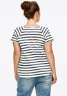 Rounded V-neck Tee, , on-hover image number 1