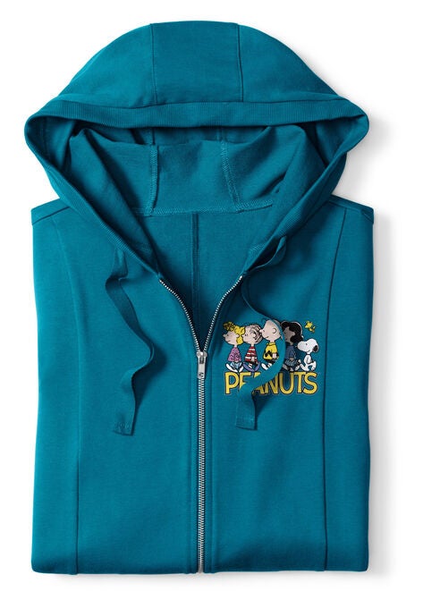 Peanuts Fleece Zip Hoodie, , alternate image number null