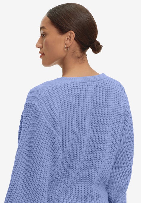 Cable-Front Cardigan, , on-hover image number null