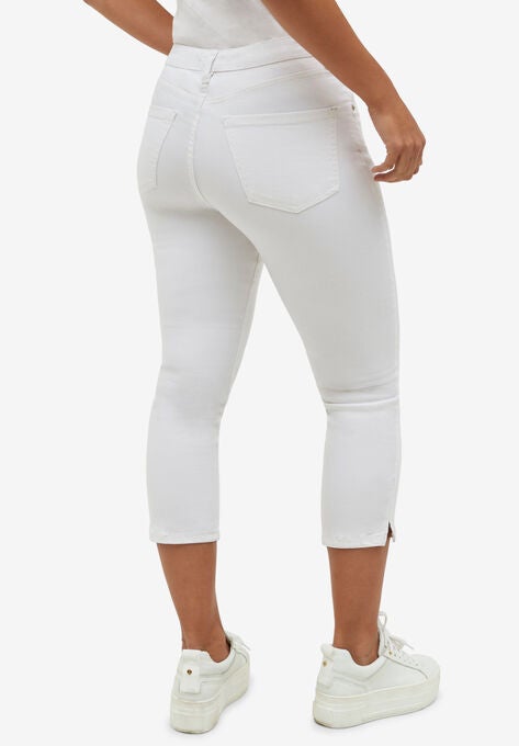 Stretch Slim Capris, , alternate image number null