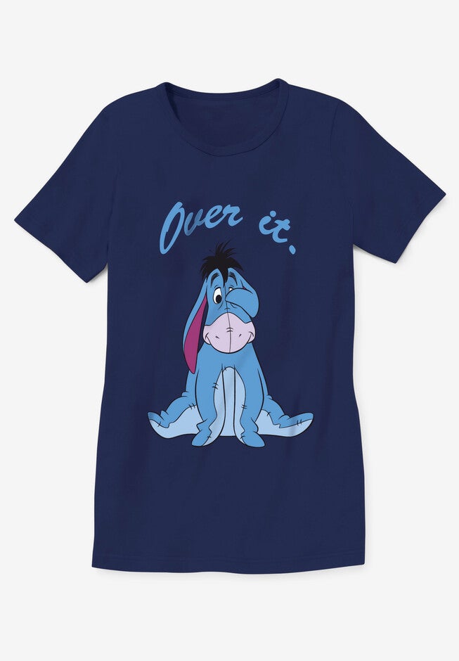 Disney Navy Eeyore Short-Sleeve Tee, , alternate image number null