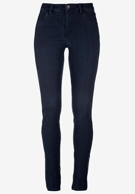 High-Waist Skinny Jeans, INDIGO, hi-res image number null