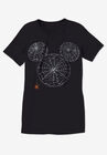 Disney Short Sleeve Crew Tee Black Halloween Mickey, , alternate image number null