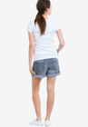 Rolled Hem Denim Shorts, , on-hover image number 1