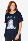 Disney Navy Eeyore Short-Sleeve Tee, NAVY EEYORE, hi-res image number null