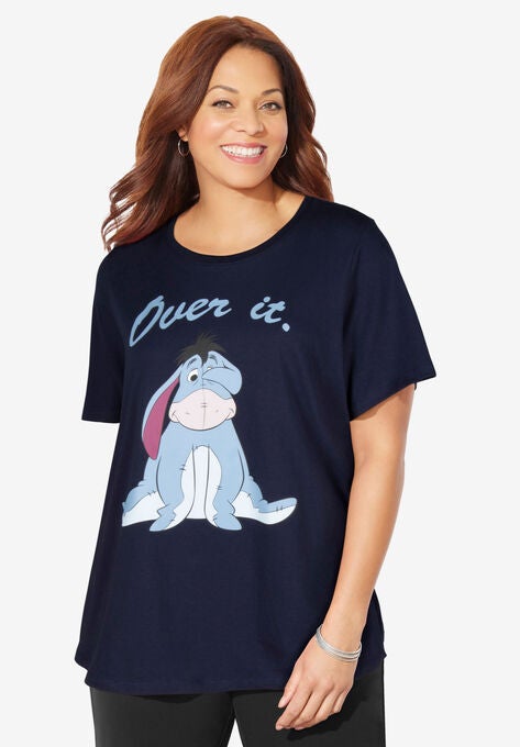 Disney Navy Eeyore Short-Sleeve Tee, NAVY EEYORE, hi-res image number null