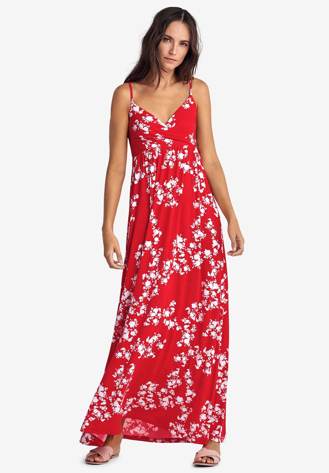 Knit Surplice Maxi Dress Swimsuits For All