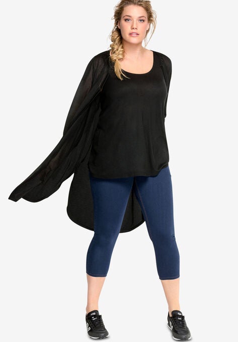 4-Pocket Capri Jegging, INDIGO, hi-res image number null